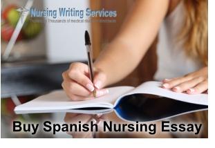 Buy Spanish Nursing Essay Online