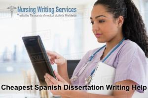 Cheapest Spanish Dissertation Writing Help