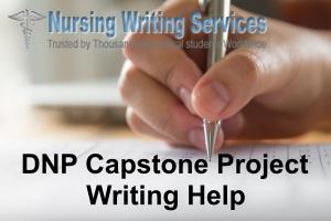 DNP Capstone Project Writing Help
