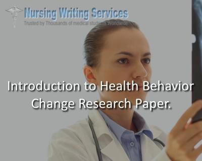 research paper on health behavior