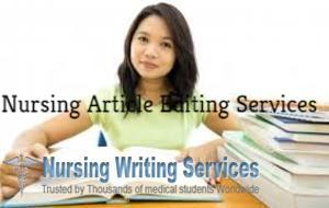 nursing article editing services